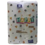 RUČNIK PAPIRNATI JASTUČNI 30 CM DVOSLOJNI PK2 HAPPY CARTINDUSTRIA VENETA BIJELI