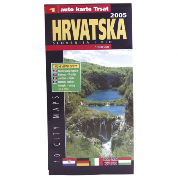 KARTA AUTO RH,BIH,SLOVENIJE TRSAT