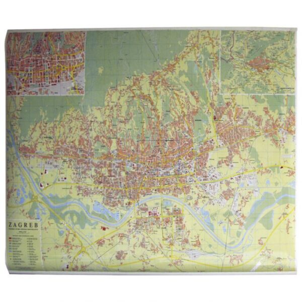 KARTA ZIDNA GRADA ZAGREBA TRSAT
