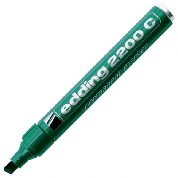 MARKER PERMANENTNI 1-5 MM KLINASTI VRH EDDING 2200 C ZELENI