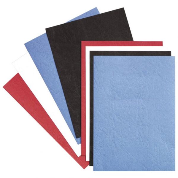 KORICE ZA SPIRALNI UVEZ 250G KARTON RELJEFNE A4 PK100 GBC CE040020 PLAVE