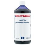 TINTA ZA MARKER PERMANENTNI 1000ML EDDING T1000 PLAVA