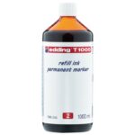 TINTA ZA MARKER PERMANENTNI 1000ML EDDING T1000 CRVENA