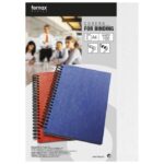 KORICE ZA SPIRALNI UVEZ 250G KARTON RELJEFNE A4 PK100 FORNAX BIJELE