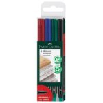 MARKER PERMANENTNI 0,4 MM MULTIMARK FABER-CASTELL 152304/4BOJE