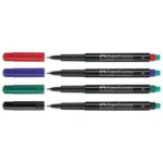 MARKER PERMANENTNI 0,4 MM MULTIMARK FABER-CASTELL 152304/4BOJE - Image 2