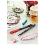 MARKER PERMANENTNI 0,6 MM MULTIMARK FABER-CASTELL 151363 ZELENI - Image 2