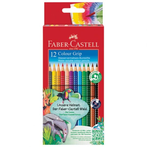BOJE DRVENE  12BOJA GRIP 2001 FABER-CASTELL 112412