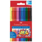 FLOMASTER ŠKOLSKI  10BOJA GRIP FABER-CASTELL 155310 BLISTER