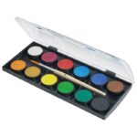 BOJA VODENA FI 30 MM 12BOJA PLUS KIST FABER-CASTELL 125018 BLISTER - Image 2