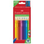 BOJE DRVENE  10BOJA TROKUTASTE  PLUS ŠILJILO FABER-CASTELL 116510 BLISTER