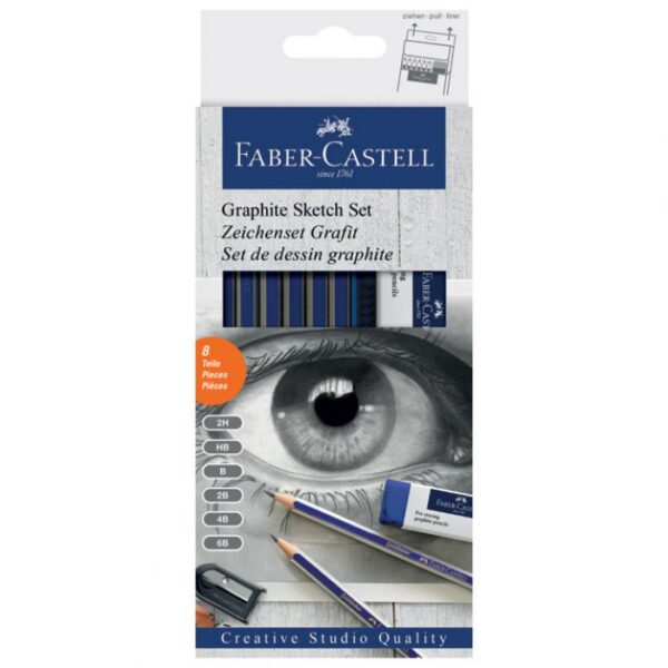 SET ZA SKICIRANJE GOLDFABER FABER-CASTELL 114000 BLISTER