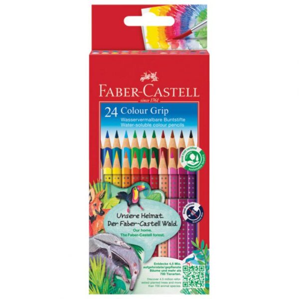 BOJE DRVENE  24BOJE GRIP 2001 FABER-CASTELL 112424