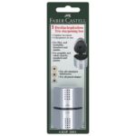 ŠILJILO PVC S PVC KUTIJOM 3RUPE GRIP 2001 TRIO FABER-CASTELL 183897 SREBRNO BLISTER * DO ISTEKA ZALIHA