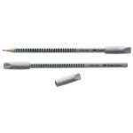 GUMICA-ČEP GRIP 2001 PK2 FABER-CASTELL 187000 SIVA - Image 2