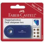 ŠILJILO PVC S PVC KUTIJOM 2RUPE SLEEVE TWIN FABER-CASTELL 182797 SORTIRANO BLISTER