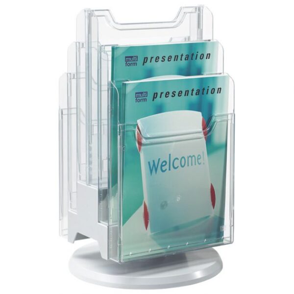 STALAK ZA PROSPEKTE STOLNI A4 OKOMIT OKRETNI EXACOMPTA 60558D PROZIRAN