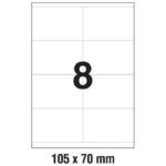 ETIKETE ILK 105X70 MM PK100L ZWECKFORM 3426