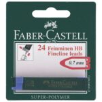 MINE 0,7 MM HB SUPER POLYMER PK2 FABER-CASTELL BLISTER