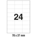 ETIKETE ILK  70X37 MM PK100L ZWECKFORM 3474