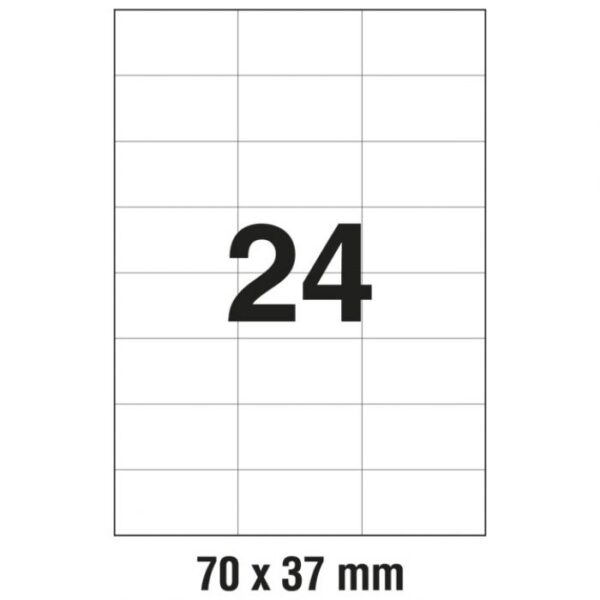 ETIKETE ILK  70X37 MM PK100L ZWECKFORM 3474