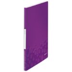 MAPA ULOŽNA VARENA A4 S  20 FASCIKLI &QUOT;U&QUOT; WOW LEITZ 46310162 LJUBIČASTA