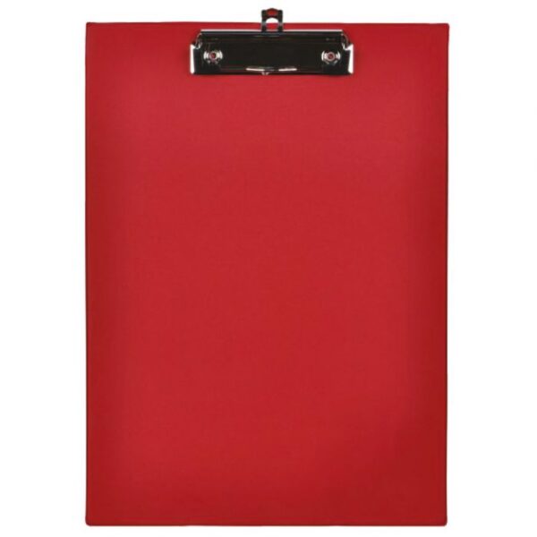 PLOČA KLIP PLUS KVAČICA A4 KARTONSKI PP FORNAX CRVENA