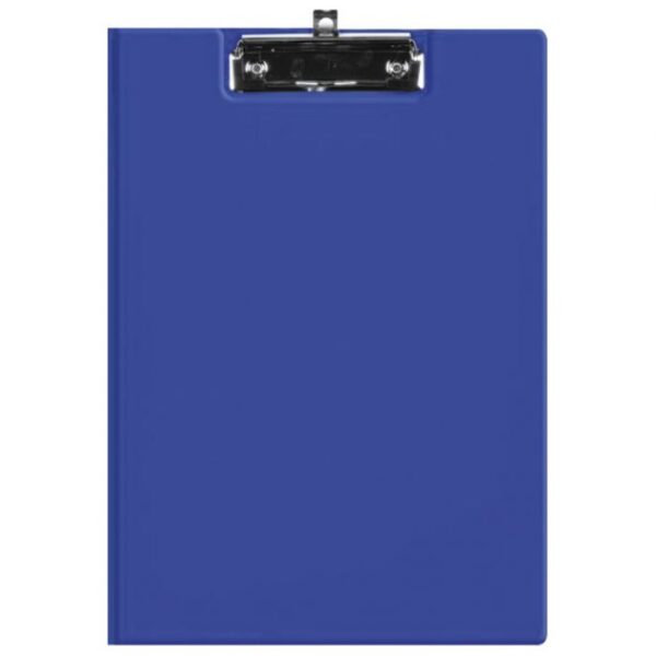 PLOČA KLIP S PREKLOPOM PLUS KVAČICA A4 KARTONSKI PP FORNAX PLAVA