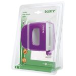 BUŠAČ 2 RUPE DO  30 LISTOVA WOW LEITZ 50082262 METALIK LJUBIČASTA BLISTER * DO ISTEKA ZALIHA - Image 2