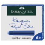 TINTA ZA NALIVPERO PATRONE PK6 FABER-CASTELL 185506 PLAVA