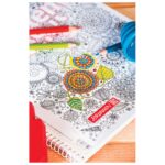 BLOK KOLEGIJ A4 KARO  80L PERFORACIJA PLUS 4RUPE ZENART FLORAL BRUNNEN 10-67428 - Image 4