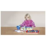 PREGAČA ZA LIKOVNI S RUKAVIMA 43X57 CM FABER-CASTELL 201204 CRVENA BLISTER - Image 2