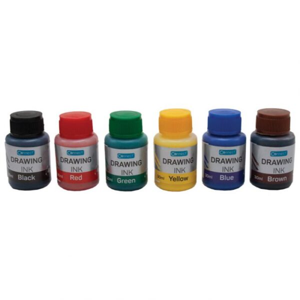 TUŠ ZA CRTANJE 30MLX6BOJA C-30/6 CONNECT