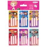 ETIKETE ŠKOLSKE 6/1X3 PLUS RASPORED SATI-DJEVOJČICE CONNECT BLISTER