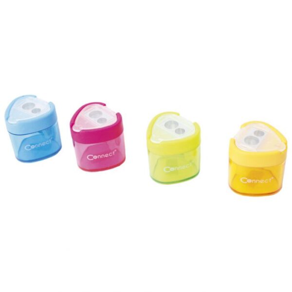 ŠILJILO METALNO S PVC KUTIJOM 2RUPE TROKUTASTO 8132 CONNECT SORTIRANO