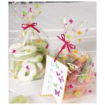 VREĆICE UKRASNE CELOFAN 11,5X19 CM S LEPTIRIĆIMA PK10 HEYDA 20-30892 41 PROZIRNE - Image 2