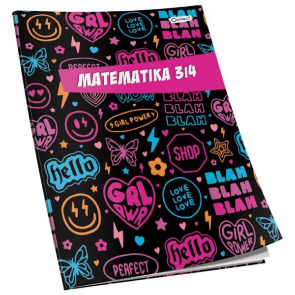 OBRAZAC ŠKOLSKI MATEMATIKA ZA 3 I 4RAZRED PREMIUM CONNECT GIRL