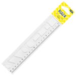 RAVNALO PVC 20 CMX4CM(LIKOVI) EDUCA BLISTER