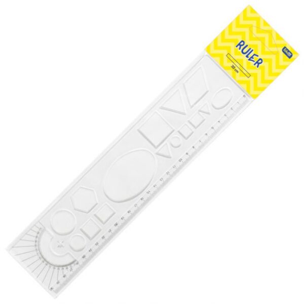 RAVNALO PVC 30 CMX7CM(LIKOVI) EDUCA BLISTER