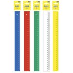 RAVNALO PVC 30 CM U BOJI EDUCA SORTIRANO BLISTER