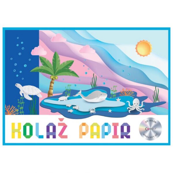 KOLAŽ PAPIR 10 LISTOVA A4 CONNECT