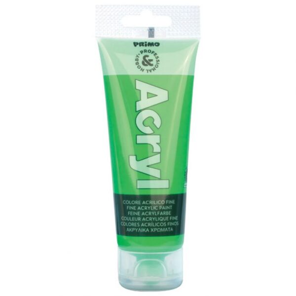 BOJA AKRILNA  75ML PVC TUBA PRIMO 420TAF75610 FLUORESCENTNO ZELENA