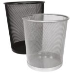 KOŠ ZA SMEĆE METALNI ŽICA FI-29,5XH-34 CM FORNAX SREBRNI