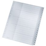 PREGRADA PLASTIČNA A4 BROJEVI 1-20 LEITZ 12840000 SIVA