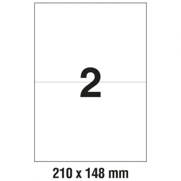 ETIKETE ILK 210X148 MM PK100L ZWECKFORM 3655