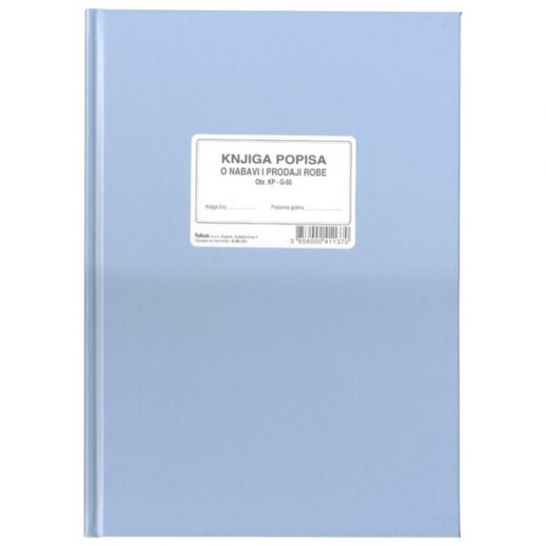 OBRAZAC G-50 KNJIGA POPISA-MALOPRODAJE KP FOKUS