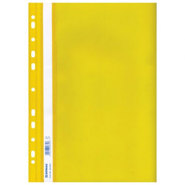 FASCIKL MEHANIKA EURO PP A4 ULOŽNI DONAU 1704001PL-11 ŽUTI