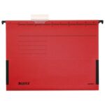 MAPA VISEĆA 33-V S PLATNOM ALPHA LEITZ 19860125 CRVENA