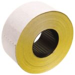 ETIKETE U ROLI 26X16 MM ČETVRTASTE DVOREDNE PK36 PRINTEX ŽUTE