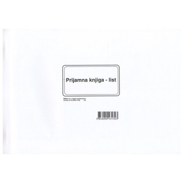 OBRAZAC P-3A  PRIJAMNA KNJIGA A4-PREPORUČENE POŠILJKE FOKUS